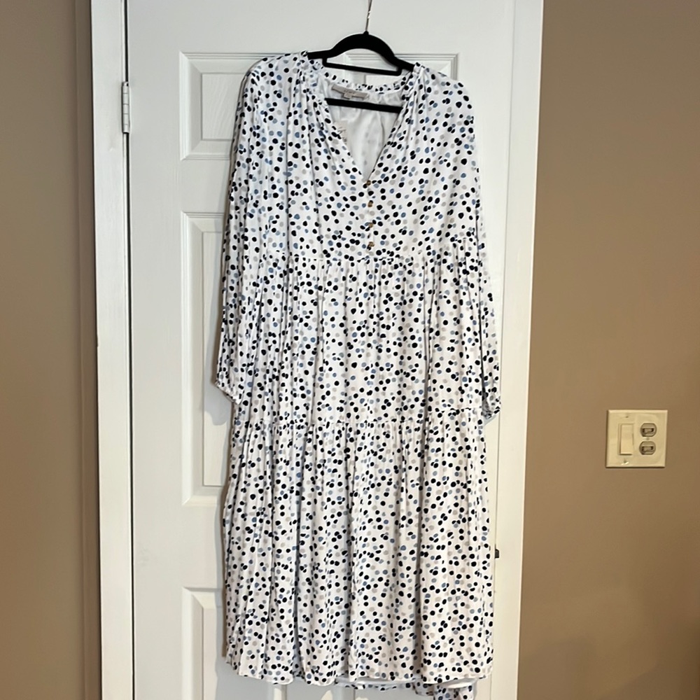 Loft XL long sleeved light weight dress